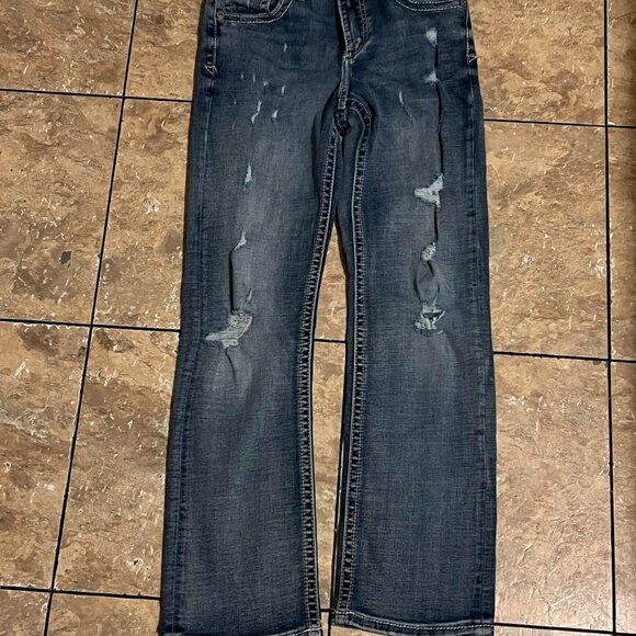 BKE jeans CONNER size 12 Straight Leg Distressed - Picture 3 of 6